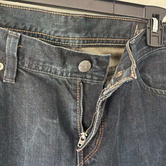 Citizens of Humanity Ingrid #002 Low Waist Flare Jeans Dark Denim Wash Y2K - Picture 11 of 16